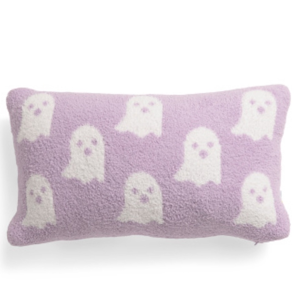 Ghost Meeting Oblong Throw Pillow